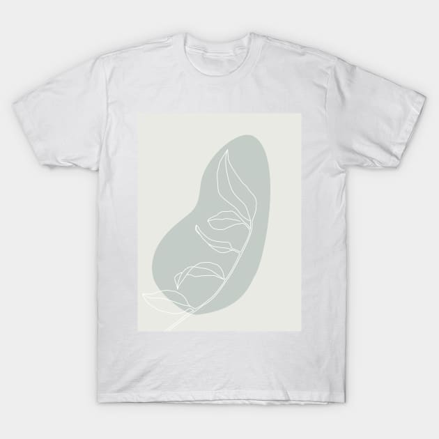 Leaves Canva T-Shirt by jessycroft